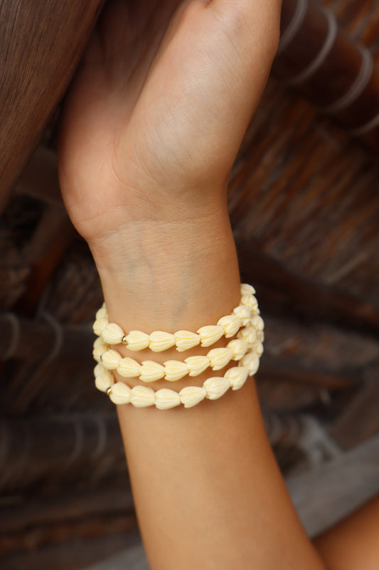 Pikake Stretch Bracelet (Small Pikake)