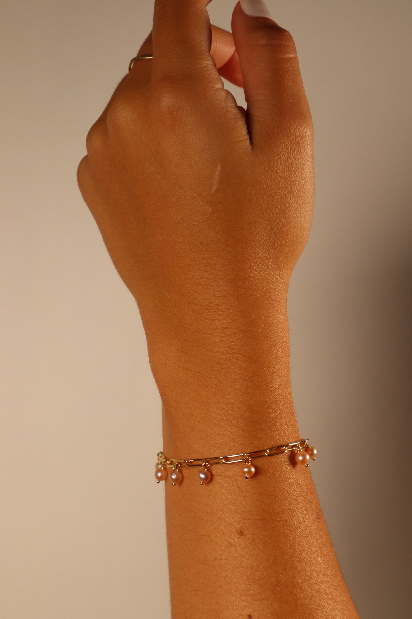 Lustre Blush Waterfall Bracelet