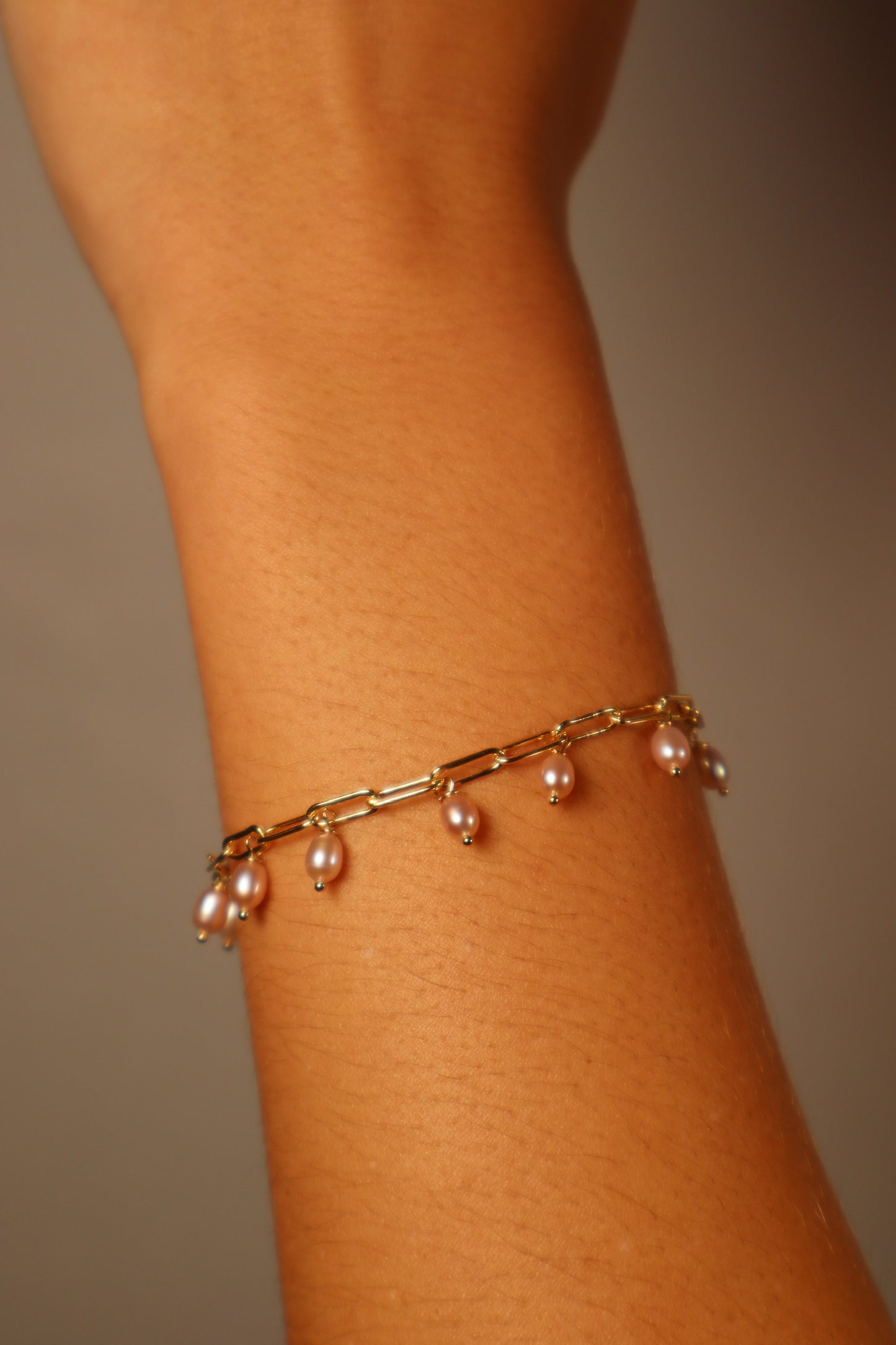 Lustre Blush Waterfall Bracelet