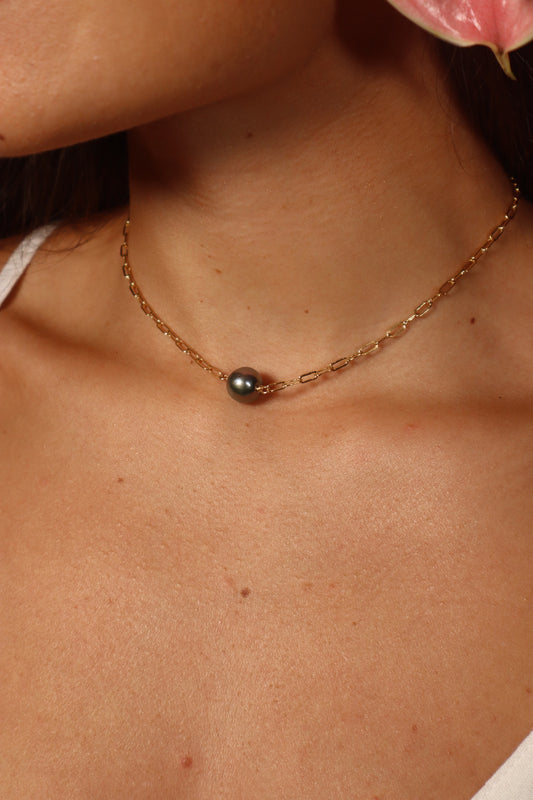 Ocean Mist Tahitian Pearl Necklace